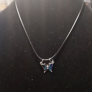 Butterfly necklace.